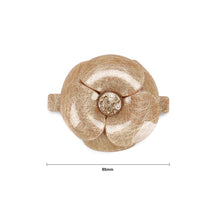 Load image into Gallery viewer, Fashion Simple Gold Flower Hair Slide with Cubic Zirconia