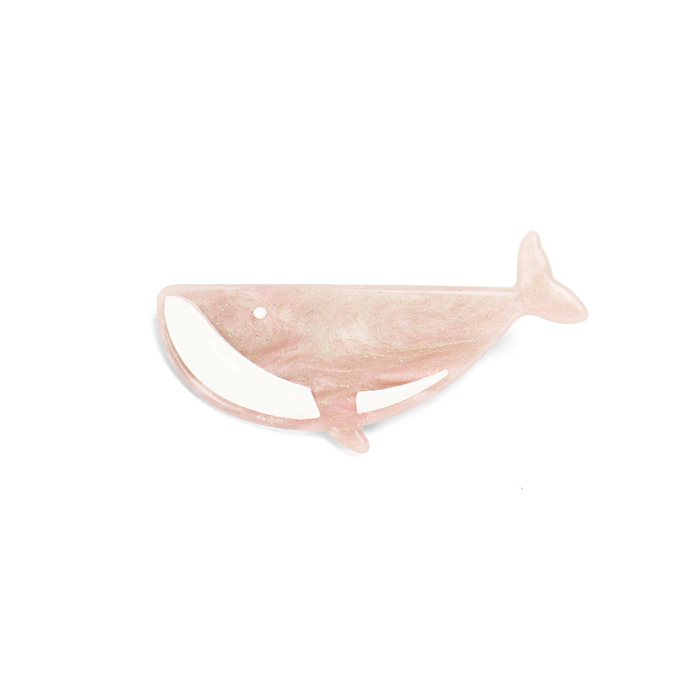 Simple and Cute Pink Dolphin Hair Clip
