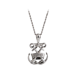 Fashion Personality Anchor 316L Stainless Steel Pendant with Necklace