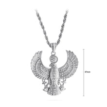 Load image into Gallery viewer, Fashion Bright Eagle 316L Stainless Steel Pendant with Cubic Zirconia and Necklace