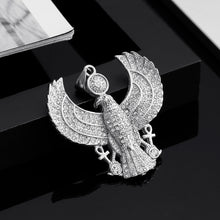 Load image into Gallery viewer, Fashion Bright Eagle 316L Stainless Steel Pendant with Cubic Zirconia and Necklace