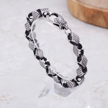 Load image into Gallery viewer, Simple Personality Diamond Pattern Geometric 316L Stainless Steel Bracelet