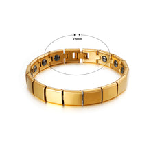 Load image into Gallery viewer, Fashion Simple Plated Gold Geometric 316L Stainless Steel Bracelet