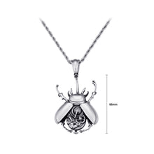 Load image into Gallery viewer, Fashion Personality Mechanical Beetle 316L Stainless Steel Pendant with Necklace