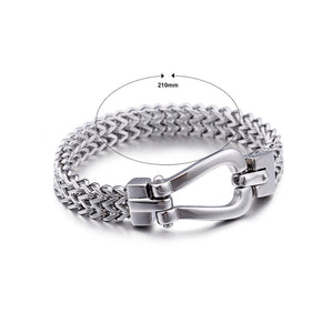 Simple and Fashion Geometric Stud 316L Stainless Steel Bracelet