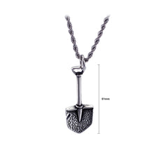 Load image into Gallery viewer, Fashion Creative Spade 316L Stainless Steel Pendant with Necklace