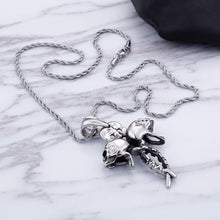 Load image into Gallery viewer, Fashion Personality Skull 316L Stainless Steel Pendant with Necklace