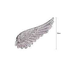 Load image into Gallery viewer, Fashion Bright Angel Wings Brooch with Cubic Zirconia