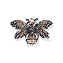 Load image into Gallery viewer, Fashion Vintage Butterfly Brooch with Blue Cubic Zirconia