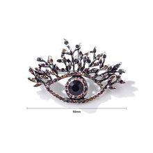 Load image into Gallery viewer, Fashion Personality Devil&#39;s Eye Brooch with Cubic Zirconia