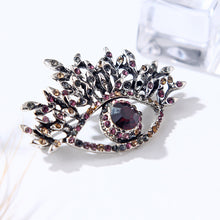Load image into Gallery viewer, Fashion Personality Devil&#39;s Eye Brooch with Cubic Zirconia