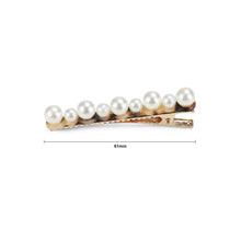 Load image into Gallery viewer, Fashion Simple Light Tortoiseshell Imitation Pearl Hair Clip