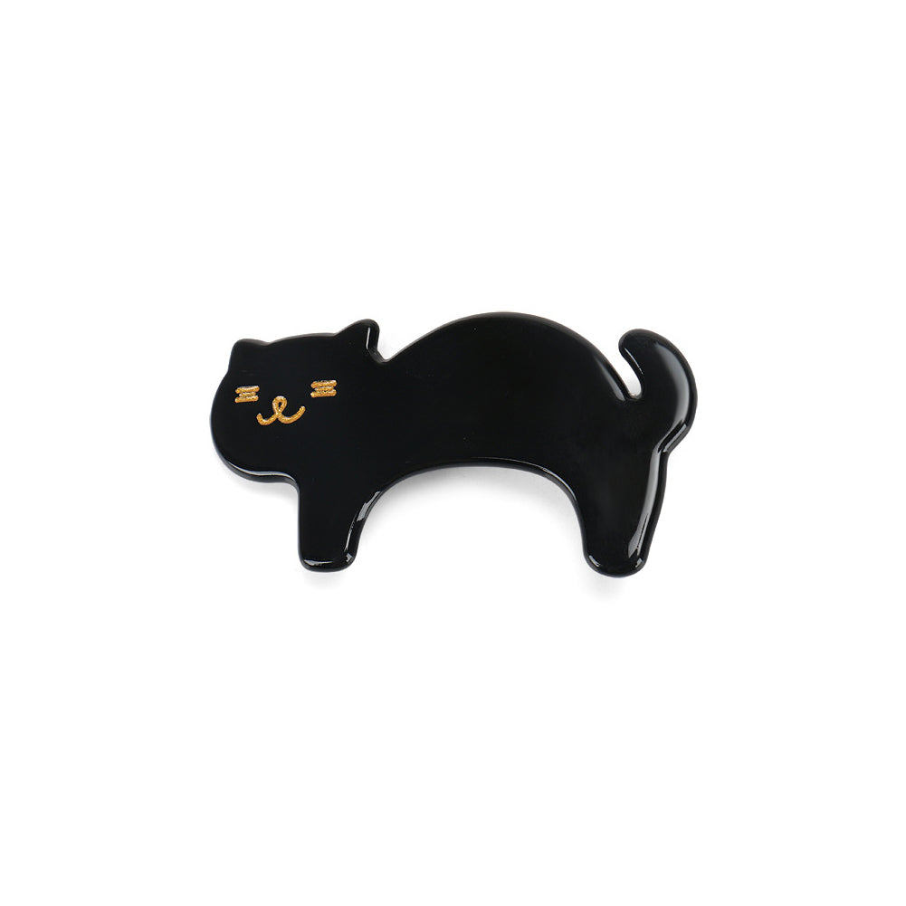 Simple and Cute Black Cat Hair Clip