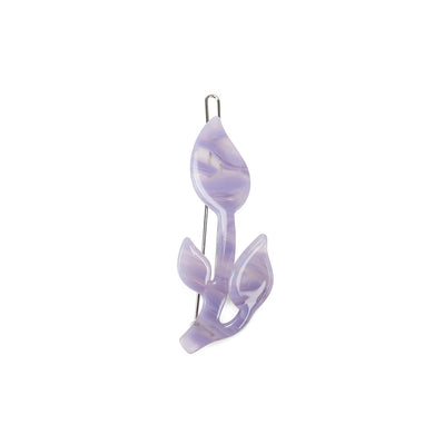 Fashion Simple Purple Flower Hair Clip