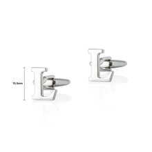 Load image into Gallery viewer, Fashion Simple English Alphabet L Cufflinks