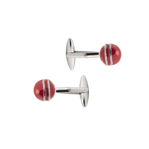Simple and Fashion Red Ball Cufflinks