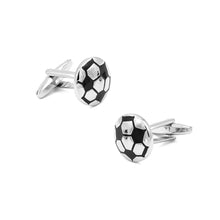 Load image into Gallery viewer, Fashion Simple Round Football Cufflinks