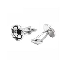 Load image into Gallery viewer, Fashion Simple Round Football Cufflinks