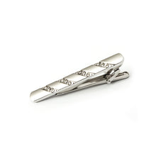 Load image into Gallery viewer, Fashion Simple Geometric Rectangular Tie Clip with Cubic Zirconia