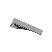 Load image into Gallery viewer, Fashion Simple Plated Black Geometric Rectangular Tie Clip