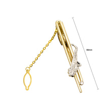Load image into Gallery viewer, Fashion Personality Saas Style Gold Geometric Tie Clip