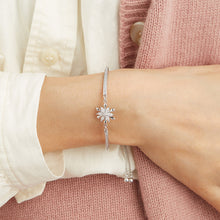 Load image into Gallery viewer, 925 Sterling Silver Fashion Elegant Snowflake Bracelet with Cubic Zirconia