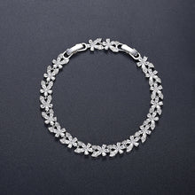 Load image into Gallery viewer, Fashion and Elegant Flower Cubic Zirconia Bracelet