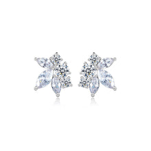Load image into Gallery viewer, Fashion and Elegant Flower Stud Earrings with Cubic Zirconia