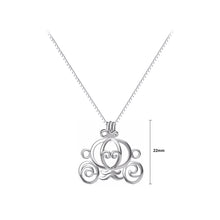 Load image into Gallery viewer, 925 Sterling Silver Fashion Simple Pumpkin Car Pendant with Necklace
