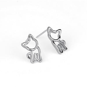 [Special for Cat Lovers❤️] 925 Sterling Silver with Lovely Cat Ring, Bracelet, Earrings and Pendant