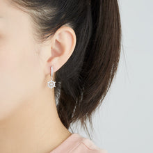Load image into Gallery viewer, Fashion Dazzling Geometric Snowflake Earrings with Cubic Zirconia