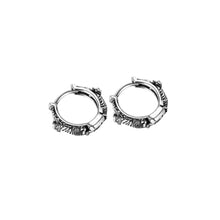 Load image into Gallery viewer, Simple Personality 316L Stainless Steel Pattern Geometric Round Stud Earrings