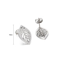 Load image into Gallery viewer, Fashion Simple Hollow Leaf 316L Stainless Steel Stud Earrings