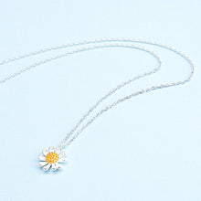 Load image into Gallery viewer, 925 Sterling Silver Fashion and Elegant Sunflower Pendant with Necklace