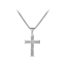 Load image into Gallery viewer, Classic Vintage Cross 316L Stainless Steel Pendant with Necklace