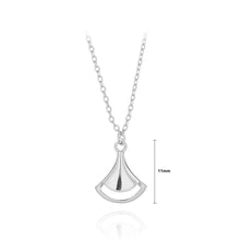 Load image into Gallery viewer, 925 Sterling Silver Simple Fashion Fan-shaped Small Skirt Pendant with Necklace