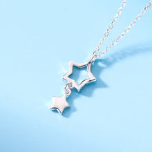 Load image into Gallery viewer, 925 Sterling Silver Simple Fashion Star Pendant with Necklace
