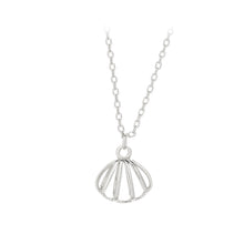 Load image into Gallery viewer, 925 Sterling Silver Simple and Fashion Hollow Shell Pendant with Necklace