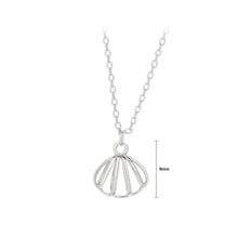 Load image into Gallery viewer, 925 Sterling Silver Simple and Fashion Hollow Shell Pendant with Necklace
