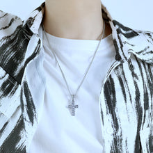 Load image into Gallery viewer, Fashion Simple Pattern Cross 316L Stainless Steel Pendant with Necklace