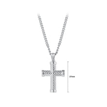 Load image into Gallery viewer, Fashion Personality Cross 316L Stainless Steel Pendant with Necklace