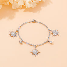 Load image into Gallery viewer, Simple Personality Eight-pointed Star 316L Stainless Steel Bracelet