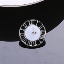 Load image into Gallery viewer, Fashion Simple Clock Roman Numeral Brooch
