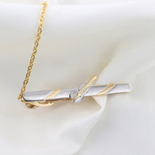 Load image into Gallery viewer, Fashion and Elegant Plated Gold Violin Geometric Tie Clip