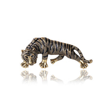Load image into Gallery viewer, Personalized Domineering Plated Gold Tiger Brooch
