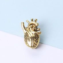 Load image into Gallery viewer, Fashion Creative Plated Gold Heart Brooch