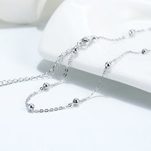 Load image into Gallery viewer, 925 Sterling Silver Simple Fashion Geometric Ball Anklet
