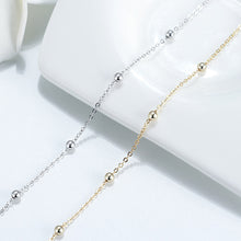 Load image into Gallery viewer, 925 Sterling Silver Simple Fashion Geometric Ball Anklet