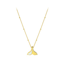 Load image into Gallery viewer, Fashion Simple Plated Gold 316L Stainless Steel Mermaid Tail Pendant with Necklace