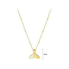 Load image into Gallery viewer, Fashion Simple Plated Gold 316L Stainless Steel Mermaid Tail Pendant with Necklace